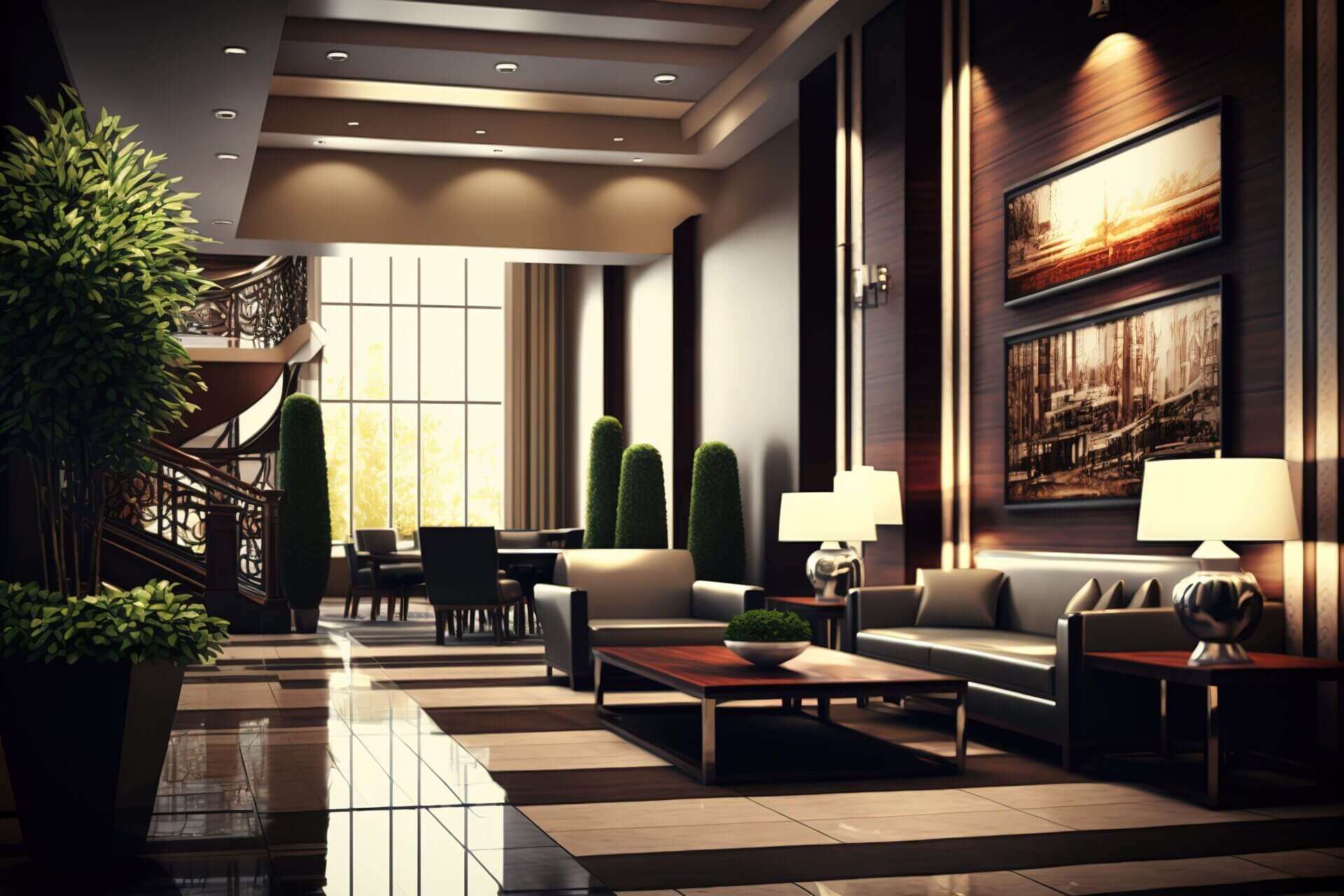 Elegante Hotellobby