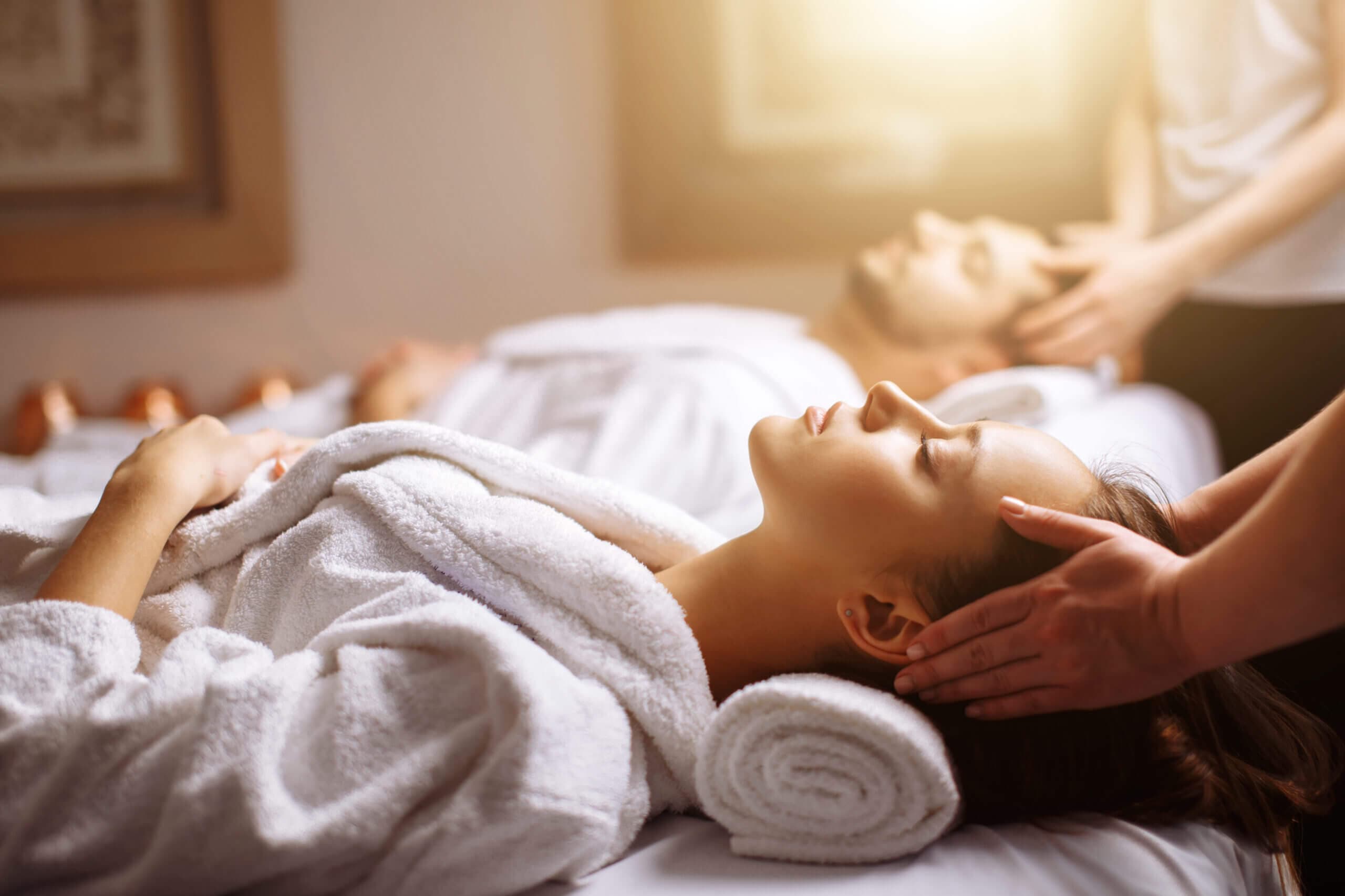 Entspannungsbereich mit Massage