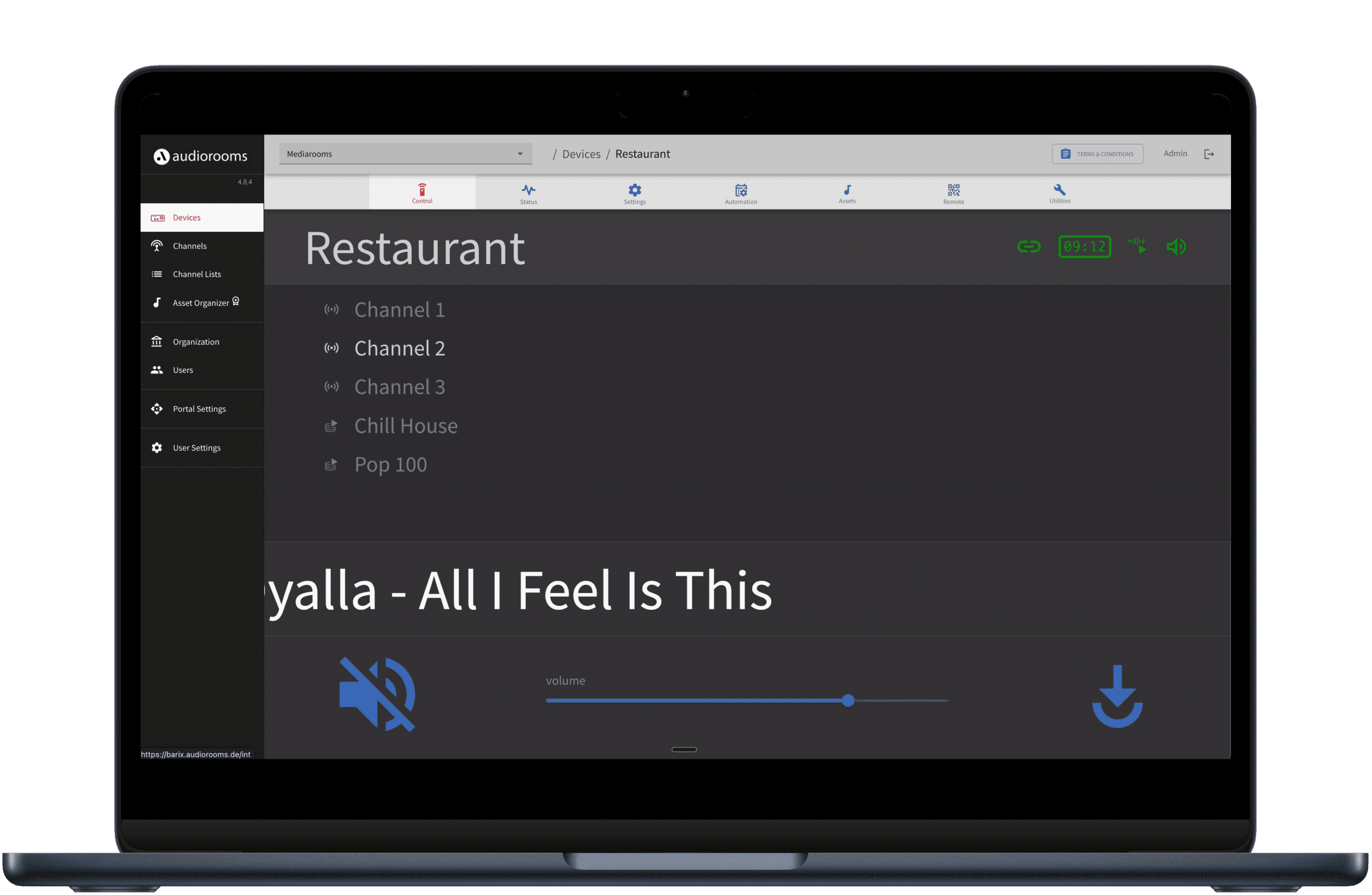 audiorooms Player-Portal
